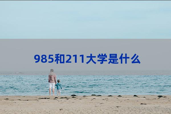 大学211和985是什么意思(985指的是什么大学)-第1张-职场百科-大苏人才网