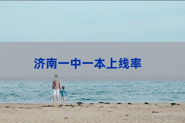 济南一中本科率(济南一中一本率很低吗)-第1张-职场百科-大苏人才网